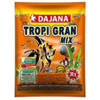 Dajana Tropi Gran Mix 30g Для всіх видів тропічних акваріумних риб та дискусів