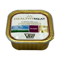 Healthy Meat, монопротеиновый влажный корм для собак, паштет с перепелкой, 150г