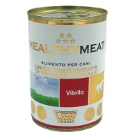 Healthy Meat, монопротеиновый влажный корм для собак, паштет с телятиной, 400г