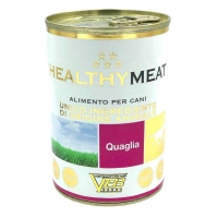 Healthy Meat, монопротеиновый влажный корм для собак, паштет с перепелкой, 400г