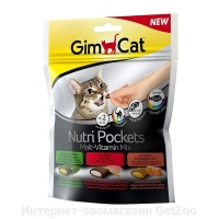 GimCat NutriPockets ласощі для котів MaltVitamin Mix 150g