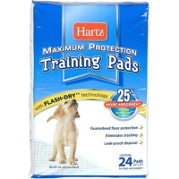 Hartz Training Pads, Maximum Protection, пелюшки для собак 56х56см 24шт