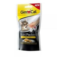 GimCat NutriPockets ласощі для котів Taurin 15g