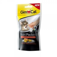 GimCat NutriPockets ласощі для кішок Lachs&Omega3 & 6 15g