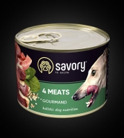 Savory Dog Gourmand 4 види м'яса 200гр