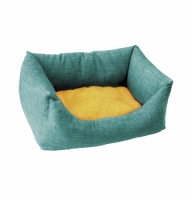 Croci диван для животного Dual бирюзовый/оранж 45*30см 