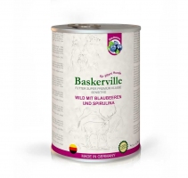Baskerville консерва для собак оленина з чорницею та спіруліною 800г