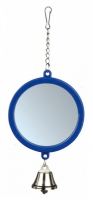 Trixie зеркало с колокольчиком пластиковое для клеток ø 5.5 cm