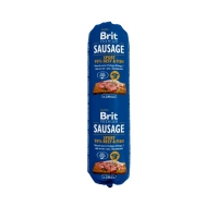 Brit Premium Dog Sausage 800g, колбаса говядина с рыбой для активных собак