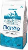 Monge Dog All breeds Hypoallergenic, лосось з тунцем 2,5 кг
