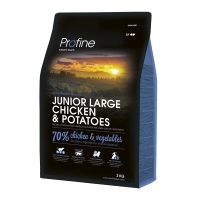 ProFine JUNIOR LARGE BREED CHICKEN & POTATOES курка та картопля для молодих собак великих порід 3kg