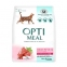 OptiMeal сухий корм для котів зі смаком телятини 200г
